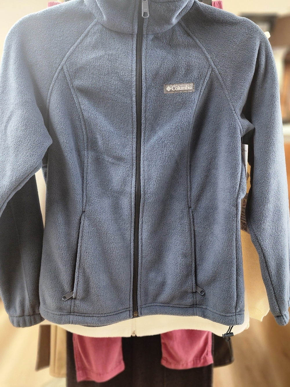 Columbia Navy Full-Zip Fleece Jacket